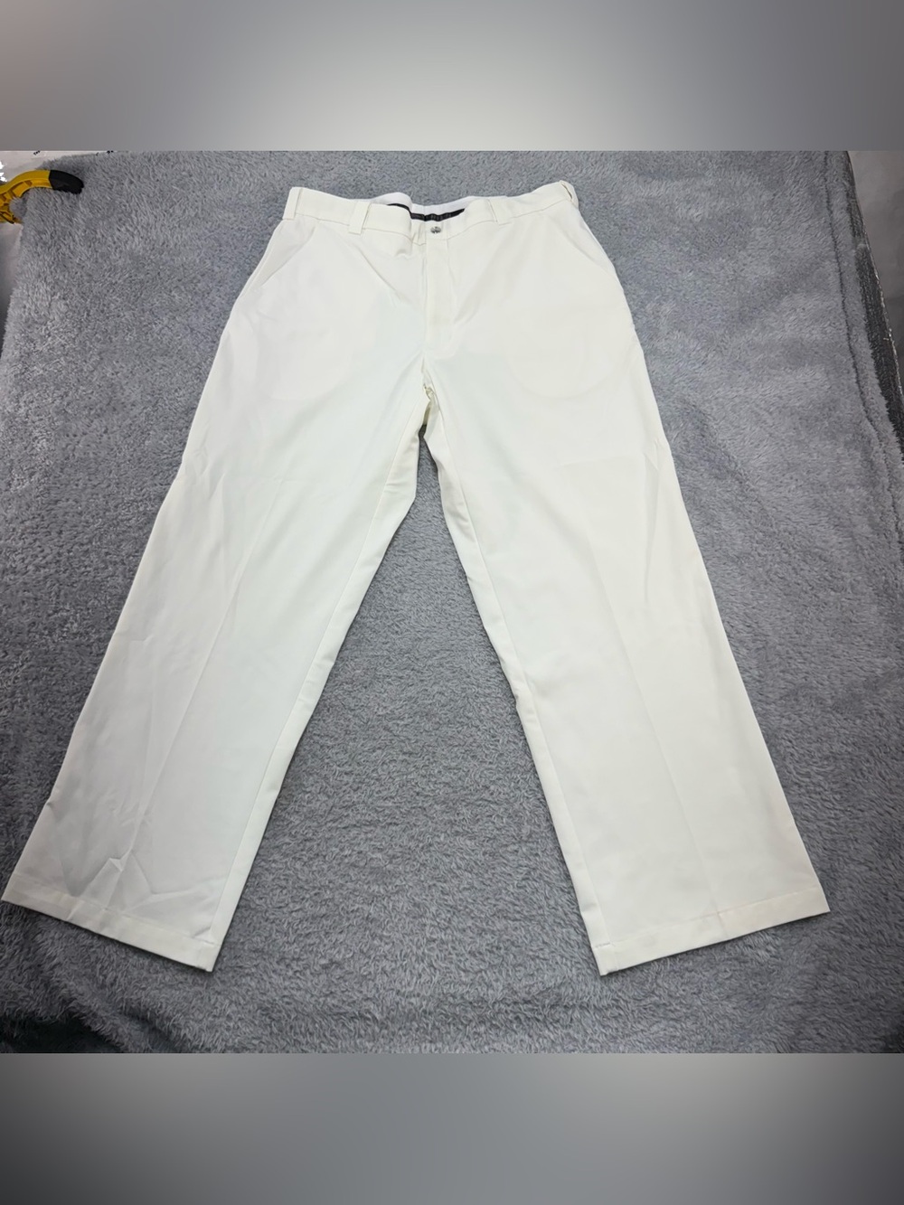 Nike Dri Fit Tiger Woods Collection Golf Pants White Size 34 X 32